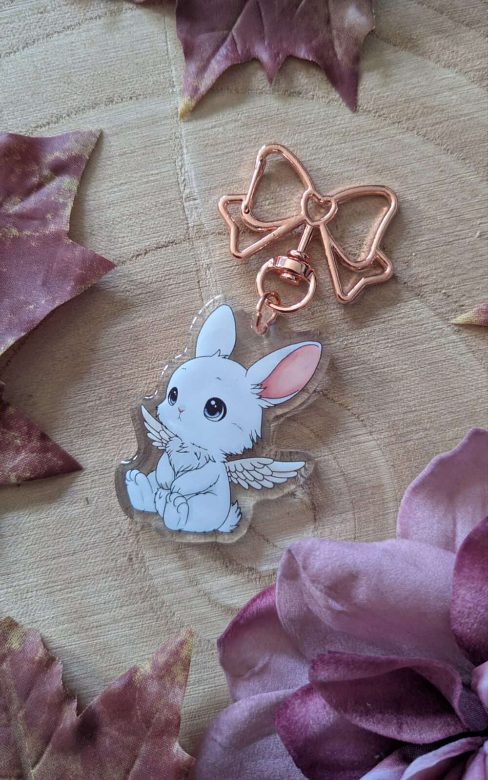 Schlüsselanhänger - Flying Bunny