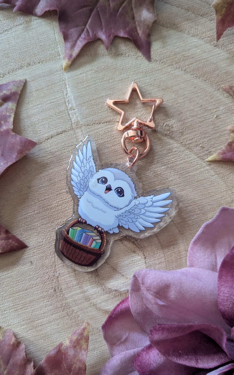 Schlüsselanhänger – Book Owl